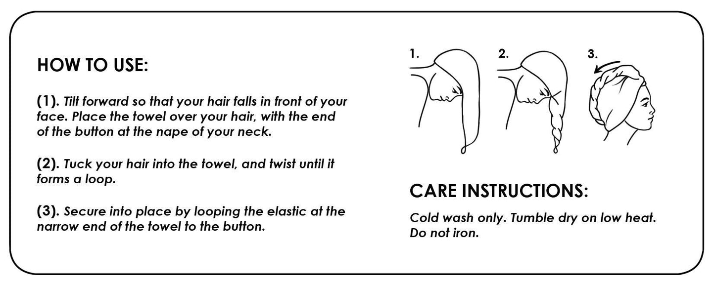 Kus Culture Quick-Dry Hair Wrap