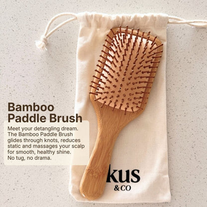 Bamboo Paddle Brush